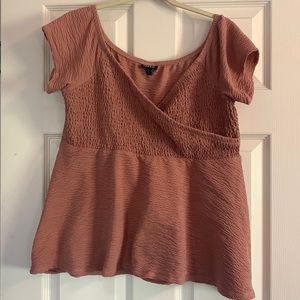 Pink Torrid 1 Wrap Top